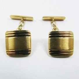 GEMELOS ORO AMARILLO
