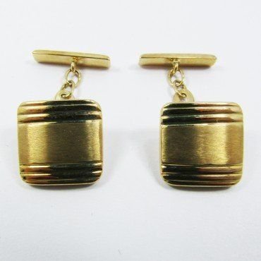 GEMELOS ORO AMARILLO