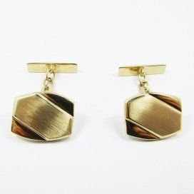 GEMELOS ORO AMARILLO