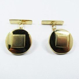 GEMELOS ORO AMARILLO