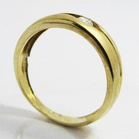 SORTIJA NIÑA ORO AMARILLO PIEDRA