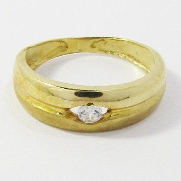 SORTIJA NIÑA ORO AMARILLO PIEDRA