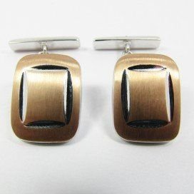 GEMELOS ORO ROSA Y BLANCO