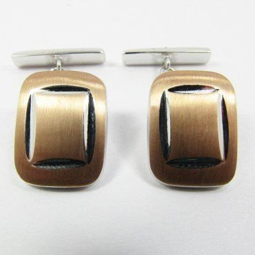 GEMELOS ORO ROSA Y BLANCO