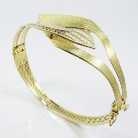 PULSERA ARO ORO BICOLOR