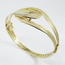 PULSERA ARO ORO BICOLOR