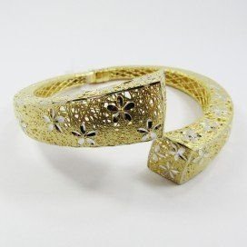 PULSERA ARO ORO BICOLOR ITALIANO