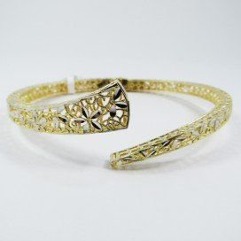 PULSERA ARO ORO BICOLOR ITALIANO