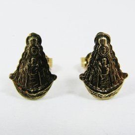 PENDIENTES AMARILLO VIRGEN DEL ROCIO