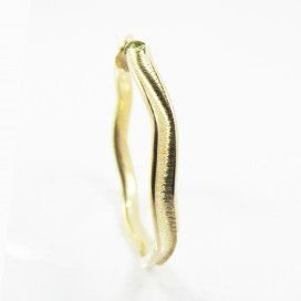 PENDIENTES ARO ORO AMARILLO GRABADA