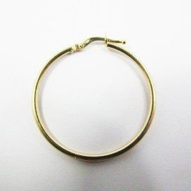 PENDIENTES ARO ORO AMARILLO TUBO