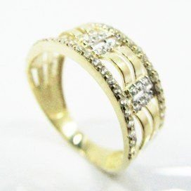 SORTIJA ORO AMARILLO PIEDRA