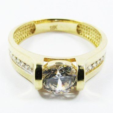 SORTIJA ORO AMARILLO PIEDRA