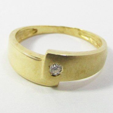 SORTIJA NIÑA ORO AMARILLO PIEDRA