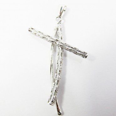 CRUZ ORO BLANCO PIEDRA