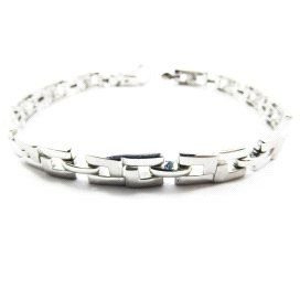 PULSERAS CABALLERO ORO BLANCO ITALIANA L