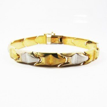PULSERA SRA. ORO AMARILLO ITALIANO LISO