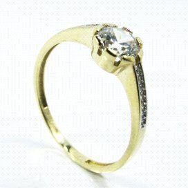 +SORTIJA ORO BICOLOR PIEDRA