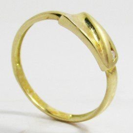SORTIJA NIÑA ORO AMARILLO PIEDRA
