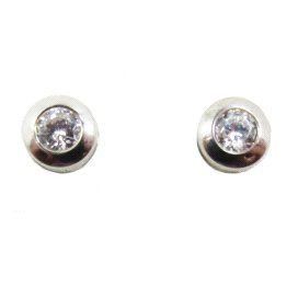 PENDIENTES NIÑA ORO BLANCO PIEDRA