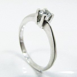 SORTIJA ORO BLANCO PIEDRA