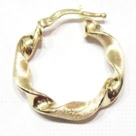 PENDIENTES ARO ORO AMARILLO GALLON