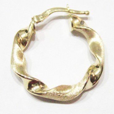 PENDIENTES ARO ORO AMARILLO GALLON