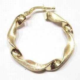 PENDIENTES ARO ORO AMARILLO GALLON
