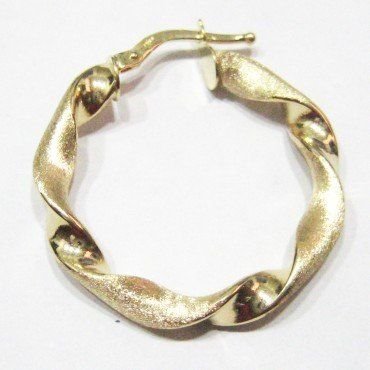 PENDIENTES ARO ORO AMARILLO GALLON