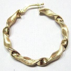 PENDIENTES ARO ORO AMARILLO GALLON