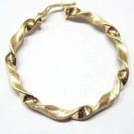 PENDIENTES ARO ORO AMARILLO GALLON