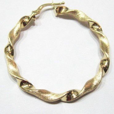 PENDIENTES ARO ORO AMARILLO GALLON