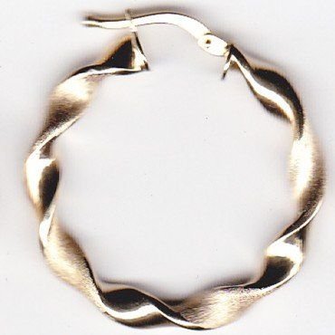 PENDIENTES ARO ORO AMARILLO ITALIANO