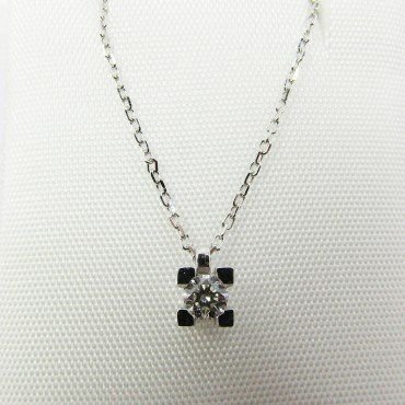 GARGANTILLA ORO BLANCO BRILLANTES