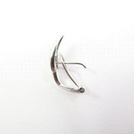 PENDIENTES ORO BLANCO PIEDRA