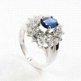 SORTIJA ORO BLANCO PIEDRA