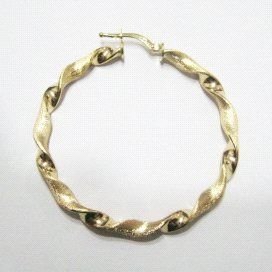 PENDIENTES ARO ORO AMARILLO GALLON