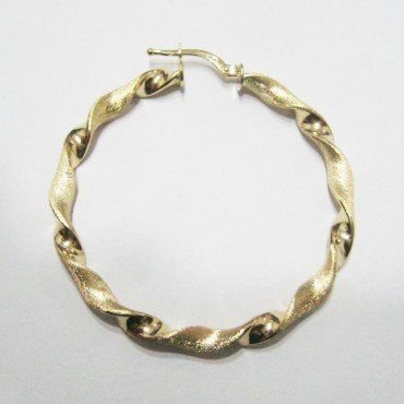 PENDIENTES ARO ORO AMARILLO GALLON