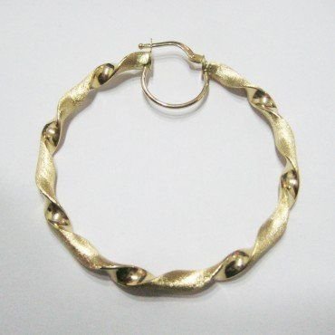 PENDIENTES ARO ORO AMARILLO GALLON