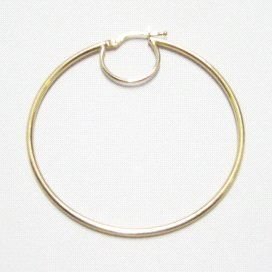 PENDIENTES ARO ORO AMARILLO TUBO
