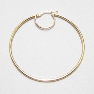 PENDIENTES ARO ORO AMARILLO TUBO