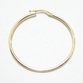 PENDIENTES ARO ORO AMARILLO TUBO