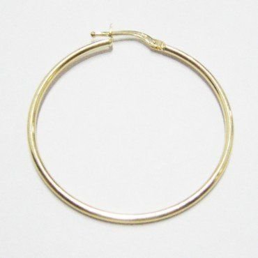 PENDIENTES ARO ORO AMARILLO TUBO