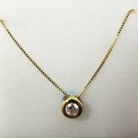 GARGANTILLA ORO AMARILLO PIEDRA