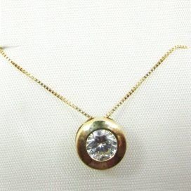 GARGANTILLA ORO AMARILLO PIEDRA