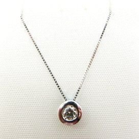 GARGANTILLA ORO BLANCO BRILLANTES