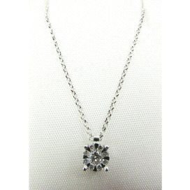 GARGANTILLA ORO BLANCO BRILLANTES