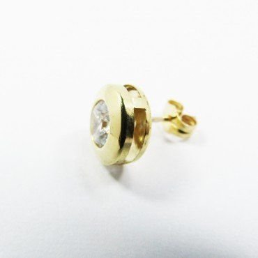 PENDIENTES ORO AMARILLO PIEDRA