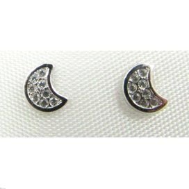 PENDIENTES NIÑA ORO BLANCO PIEDRA