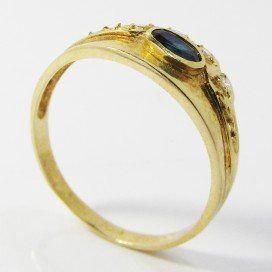 SORTIJA ORO AMARILLO PIEDRA